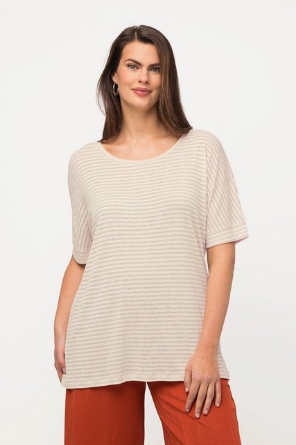 Bild von Grosse Grössen T-Shirt, Damen, beige, Größe: 54/56, Polyester/Viskose, Ulla Popken