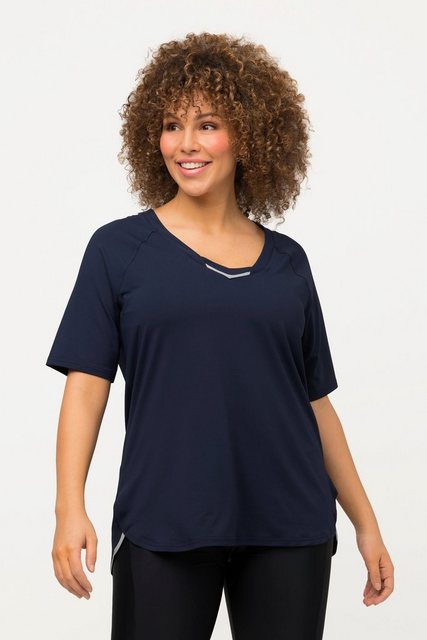 Bild von Große Größen T-Shirt, Damen, blau, Größe: 50/52, Polyester/Elasthan, Ulla Popken