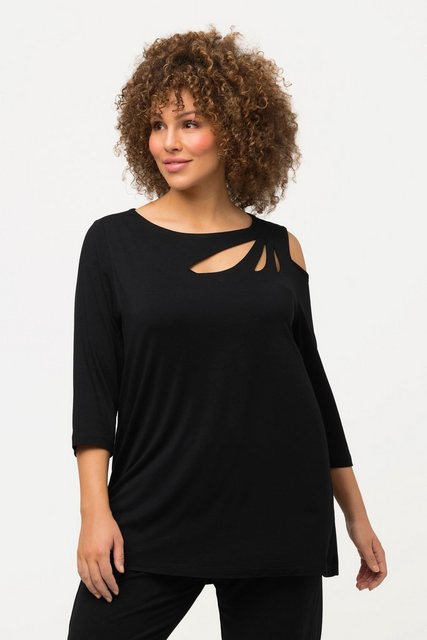 Bild von Große Größen Shirt, Damen, schwarz, Größe: 46/48, Viskose, Ulla Popken