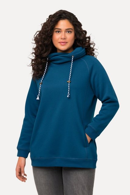 Bild von Große Größen Sweatshirt, Damen, blau, Größe: 46/48, Baumwolle, Ulla Popken