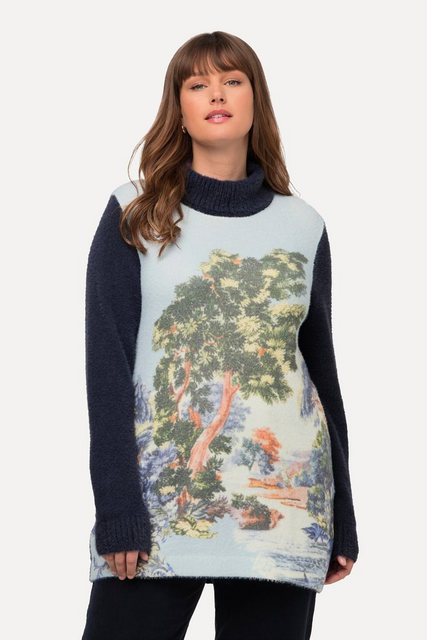 Bild von Große Größen Pullover, Damen, blau, Größe: 46/48, Synthetische Fasern, Ulla Popken
