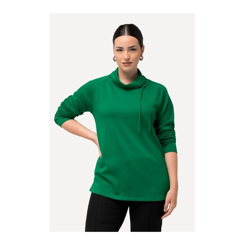 Bild von Ulla Popken Damen Sweatshirt mit Stehkragen und Zipper – Komfort trifft Stil