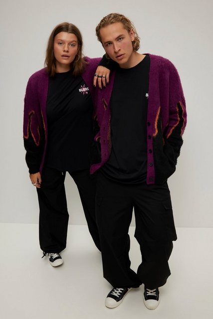 Bild von Große Größen Strickjacke, Damen, lila, Größe: XL, Synthetische Fasern, Studio Untold