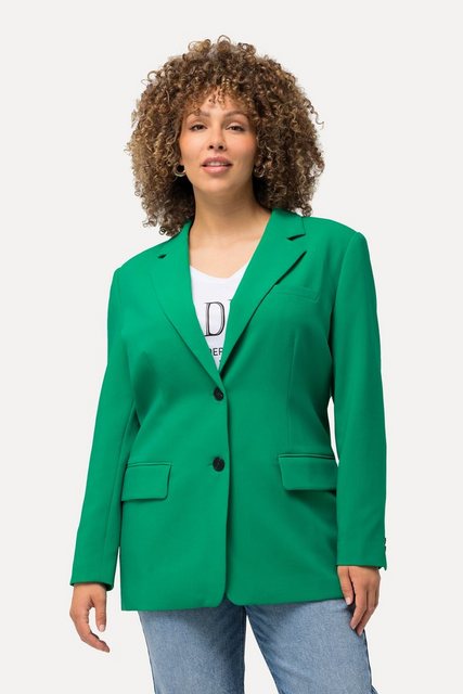 Bild von Große Größen Blazer, Damen, grün, Größe: 54/56, Polyester/Viskose, Ulla Popken