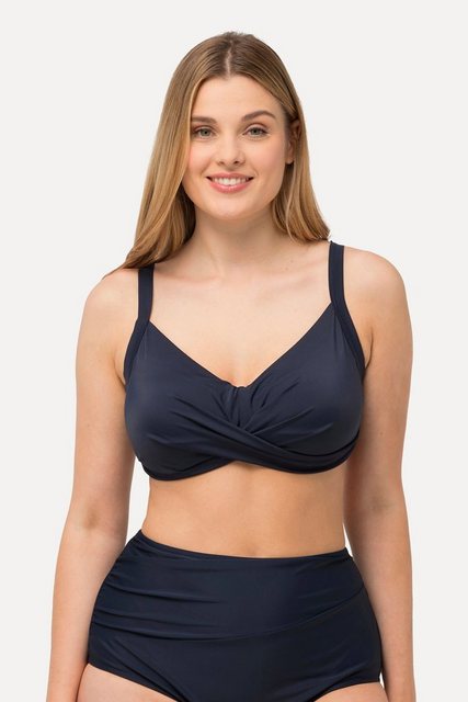 Bild von Große Größen Bikini-Top, Damen, blau, Größe: 44, Polyester/Synthetische Fasern/Elasthan, Ulla Popken