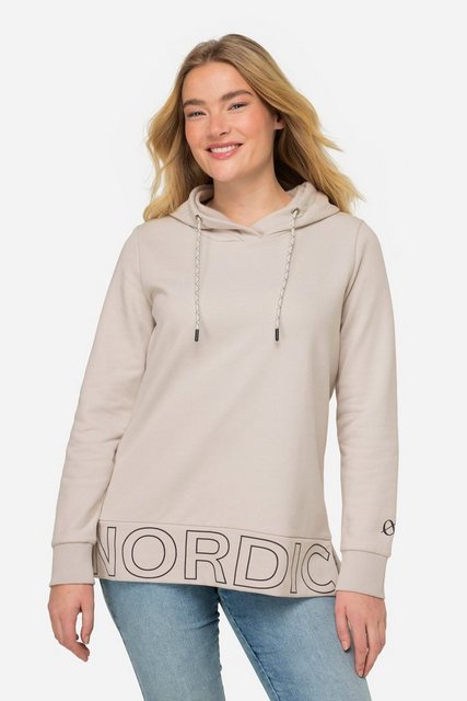 Bild von Große Größen Hoodie, Damen, grau, Größe: S, Baumwolle/Polyester, LAURASON