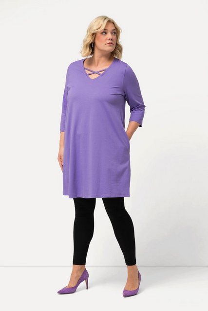 Bild von Große Größen Longshirt, Damen, lila, Größe: 50/52, Baumwolle, Ulla Popken