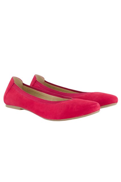 Bild von Große Größen Leder-Ballerinas, Damen, rosa, Größe: 43, Leder, Ulla Popken