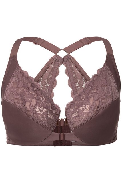 Bild von Große Größen Bügel-BH, Damen, braun, Größe: 105C, Synthetische Fasern/Polyester/Elasthan, Ulla Popken