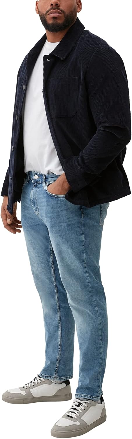 Bild von s.Oliver Big Size Men's 2133132 Jeans-Hose, Keith Slim Fit, Blue, 48/34