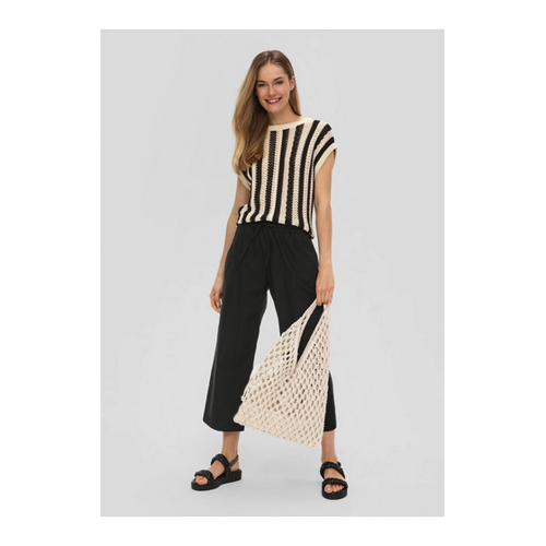 Bild von s.Oliver Damen Culotte - Schwarz 7/8-Hose