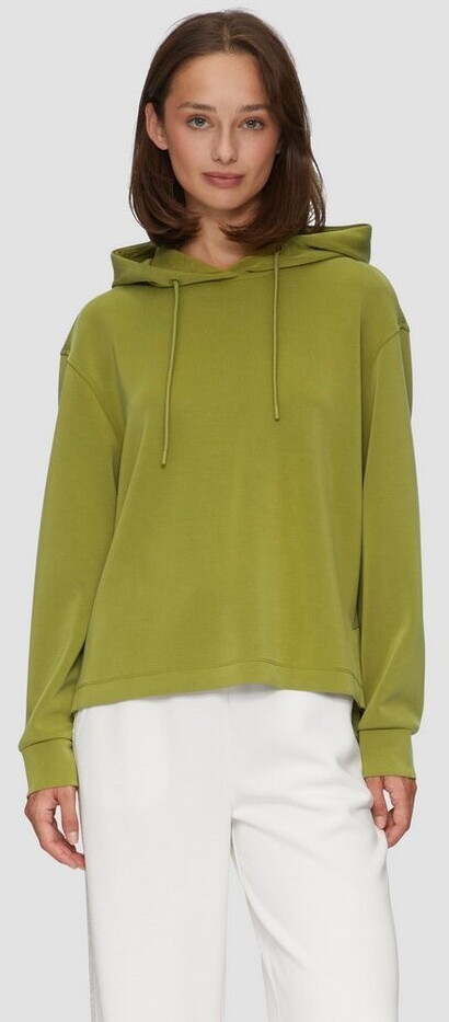 Bild von S.Oliver Hoodie aus Scuba im Relaxed Fit (2150866.7774) grün