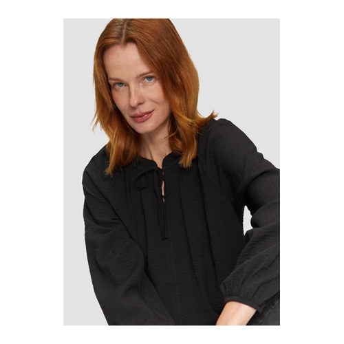 Bild von s.Oliver Strukturierte Bluse mit Raffdetails, Modellnummer 2154683.0210.34