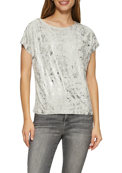 Bild von s.Oliver T-Shirt, mit metallisiertem Muster