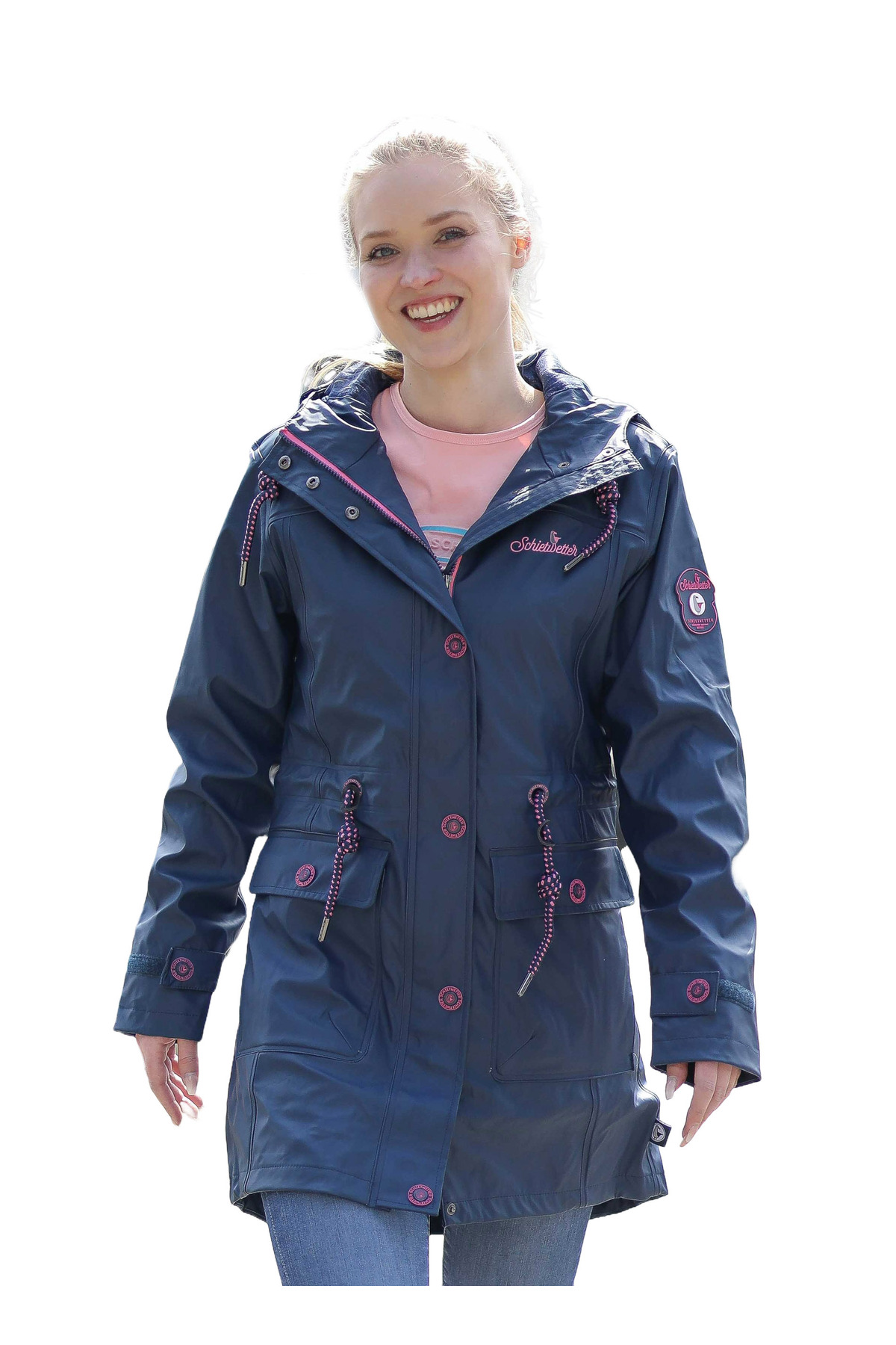 Bild von SCHIETWETTER Regenjacke Parka Verschweißte Nähte, Winddicht Und Modisch für Damen - 48
