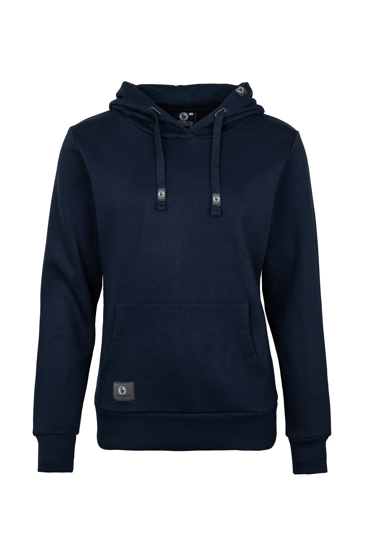Bild von SCHIETWETTER Hoodie "maike" Unifarben, Mit Kängurutasche für Damen - 46