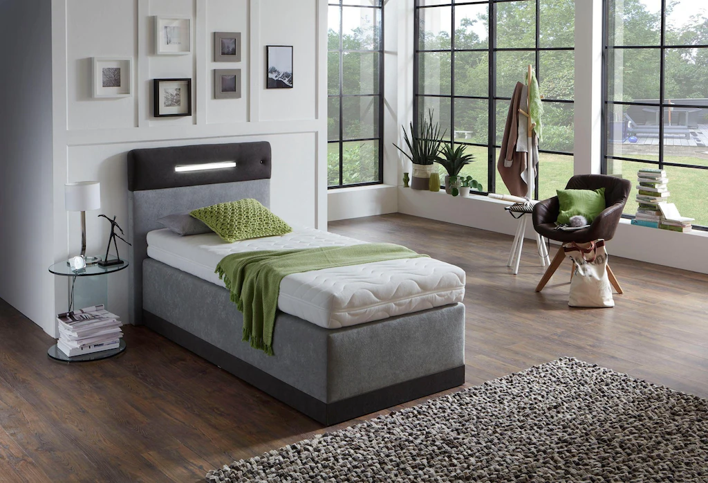 Bild von Westfalia Schlafkomfort Boxspringbett, mit LED-Beleuchtung