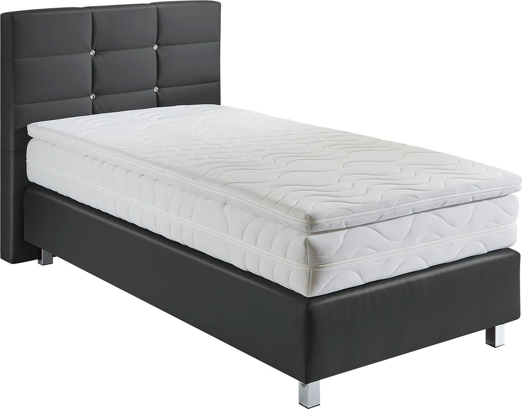 Bild von Westfalia Schlafkomfort Boxspringbett, mit Knöpfen in Kristalloptik, wahlweise mit Topper