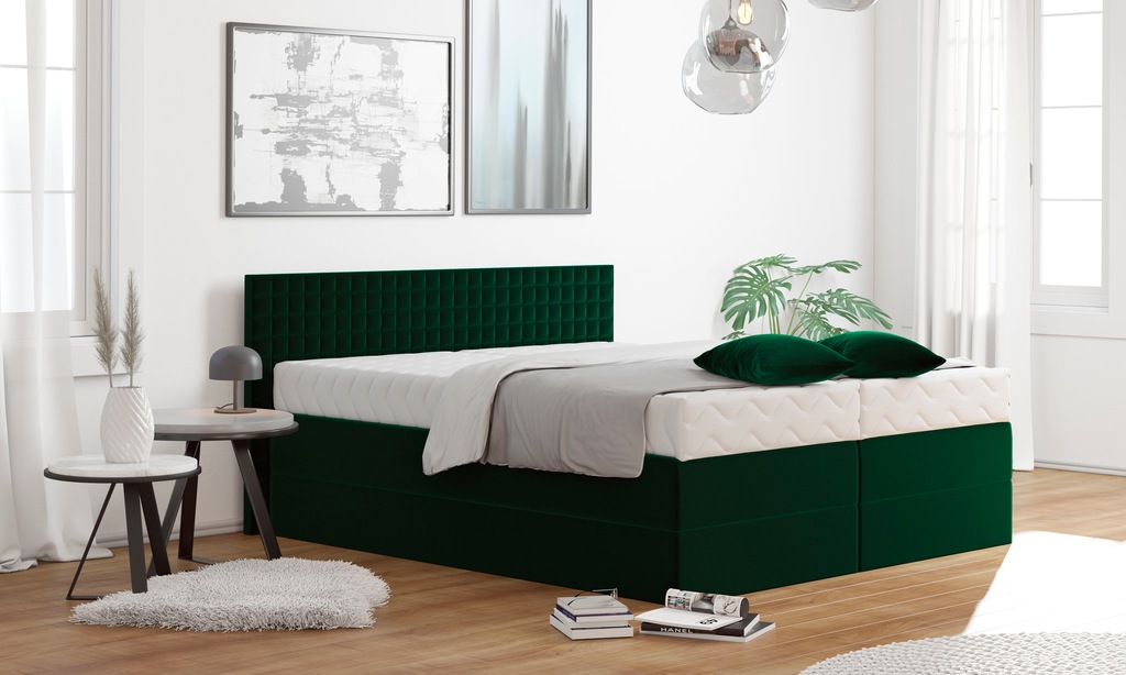 Bild von Westfalia Schlafkomfort Boxspringbett, mit Zierkissen, wahlweise mit Topper