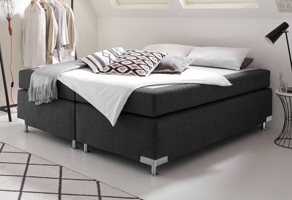 Bild von Westfalia Schlafkomfort Boxspringbett "Holland", ohne Kopfteil, frei im Raum stellbar