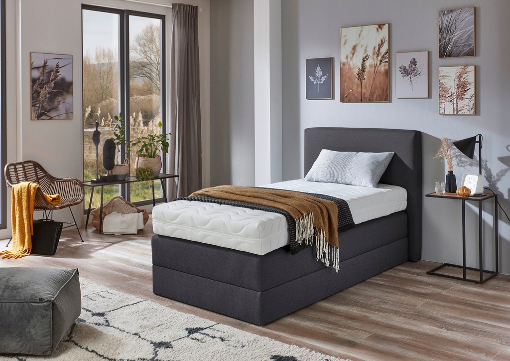 Bild von Westfalia Schlafkomfort Boxspringbett, wahlweise mit Kaltschaum-Topper und versch. Matratzenarten/Härtegraden