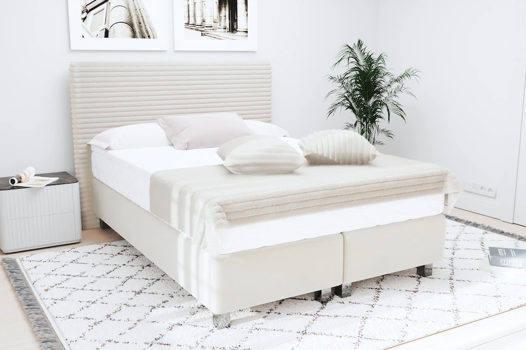 Bild von Westfalia Schlafkomfort Boxspringbett "Sven", inkl. Zierkissen, wahlweise mit und ohne Kaltschaum-Topper