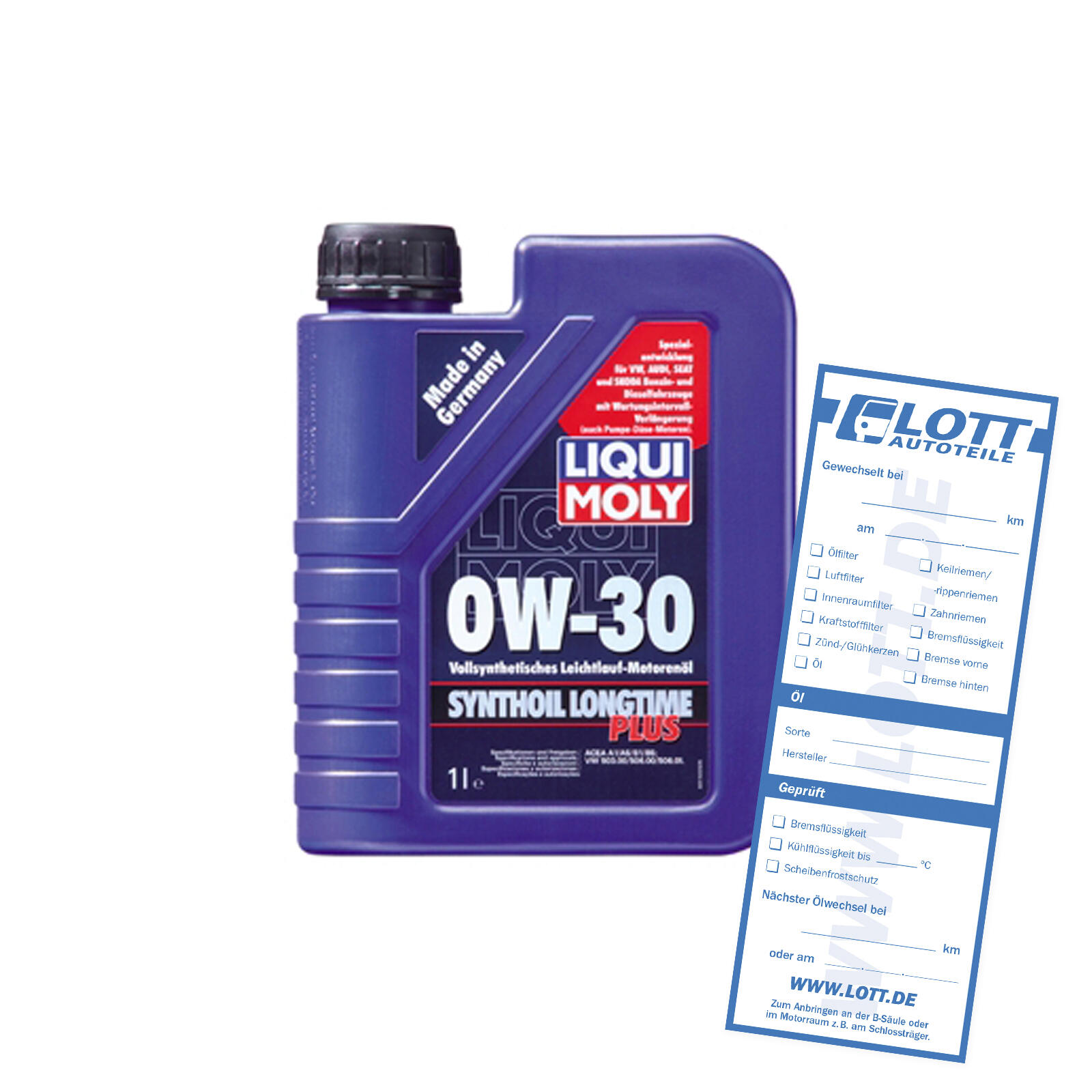 Bild von Liqui Moly Synthoil Longtime Plus 0W-30 1l Motoröl 1150 VOLKSWAGEN: Passat B5 Estate, Golf 4, Golf 5, AUDI: A8 D3, A6 C6 Avant, A6 C7 Avant