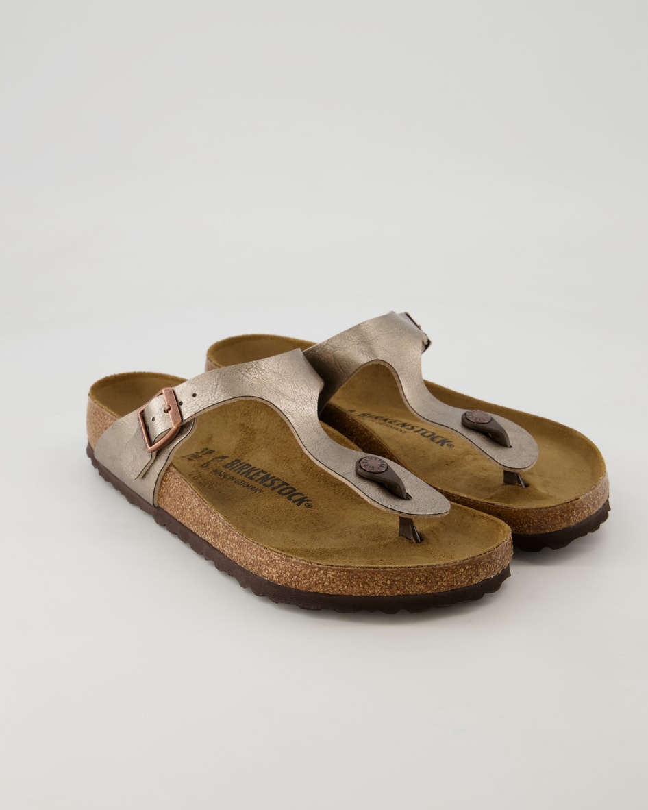 Bild von Birkenstock Schuhe - Gizeh Birko-Flor (Gold, Gr. 41)