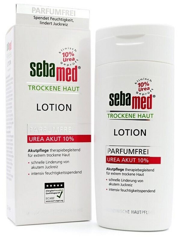 Bild von Sebapharma GmbH & Co.KG Körperlotion SEBAMED Trockene Haut parfümfrei Lotion Urea 10%, 200 ml