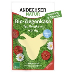 Bild von MHD 23.02.2025 Andechser Natur Ziegenbergkäse in Scheiben, 100 g