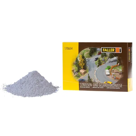 Bild von Faller 170654 - Straßen- und Geländebau-Spachtelmasse, grau, 500 g
