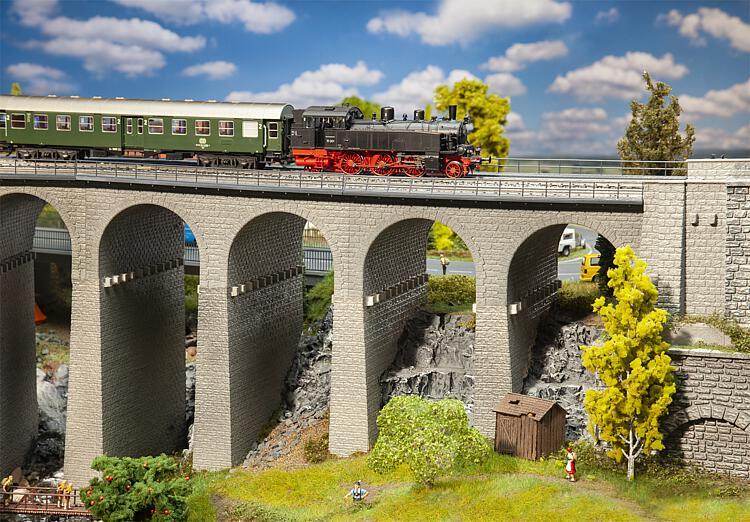 Bild von Faller Modelleisenbahn-Brücke Faller 120465 H0 Viadukt-Set (L x B x H) 473 x 169 x 262 mm