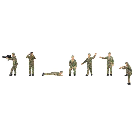 Bild von Faller Soldaten in der Ausbildung H0 1:87 Modelleisenbahn