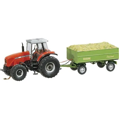 Bild von FALLER MF Traktor mit Anhänger