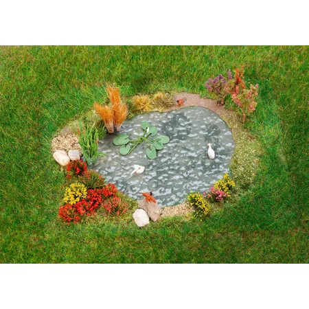 Bild von Faller 181278 - Ziergarten mit Gartenteich