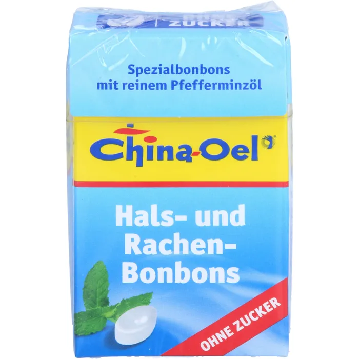 Bild von Bio-Diät-Berlin China-Oel Hals- und Rachenbonbons ohne Zucker (40 g)