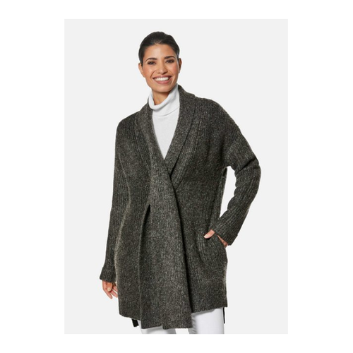 Bild von Moderne Lässigkeit: MADELEINE Lange Strickjacke mit Glanz