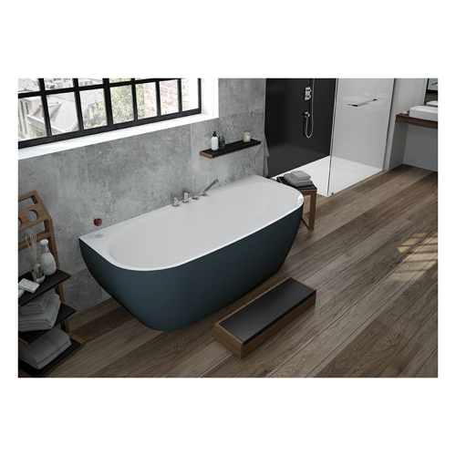 Bild von Hoesch Badewanne iSensi Vorwand 1600x750 Monolith Befüllung Weiß