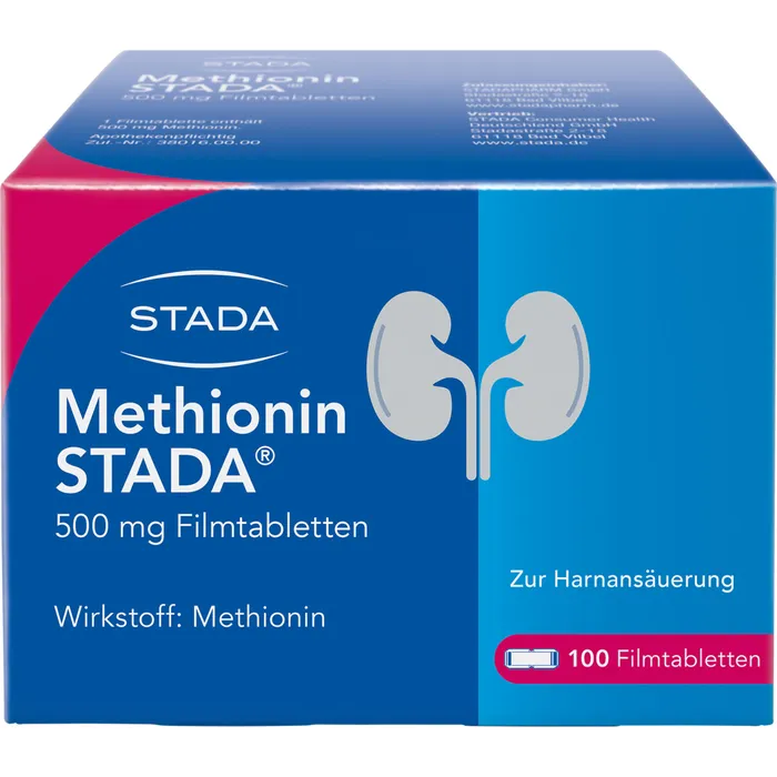 Bild von Methionin Stada 500 mg Filmtabletten - Zur Harnansäuerung