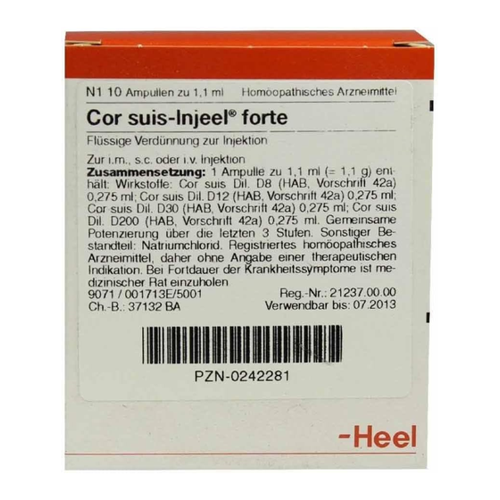 Bild von COR SUIS Injeel forte Ampullen - Eine umfassende Analyse