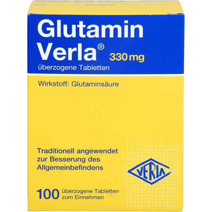 Bild von Glutamin Verla Dragees 100 Überzogene Tabletten - Zur Besserung des Allgemeinbefindens