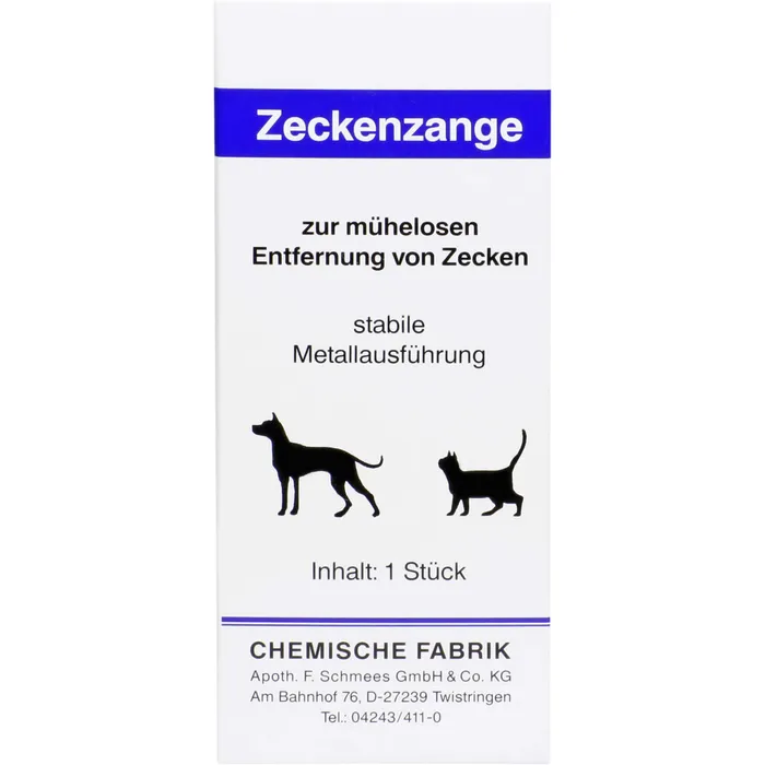 Bild von Zeckenzange Aus Metall 1 Stück - Zur Enfernung von Zecken