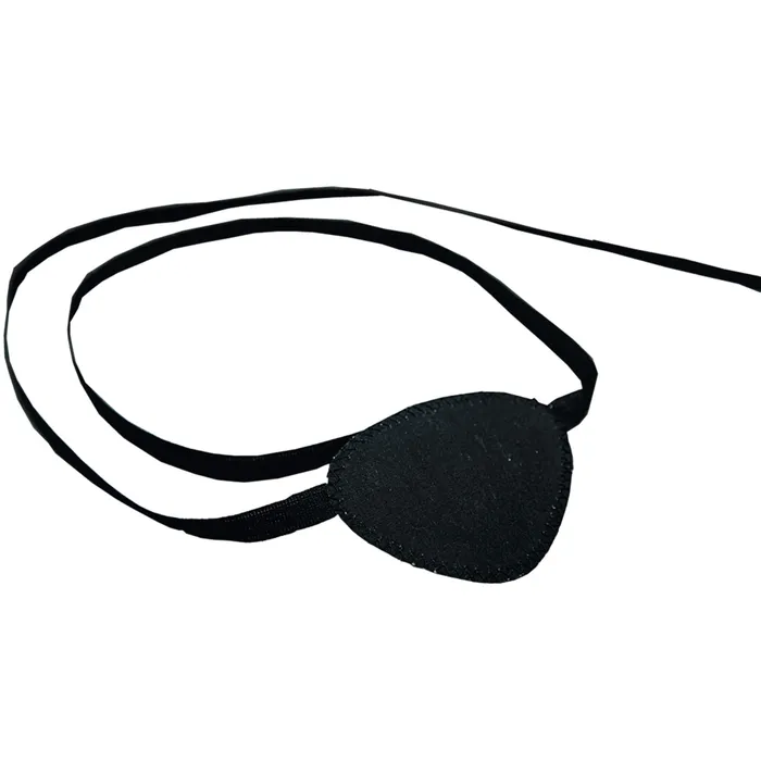 Bild von Augenklappe Mit Bindeband Schwarz - Zur Augentherapie