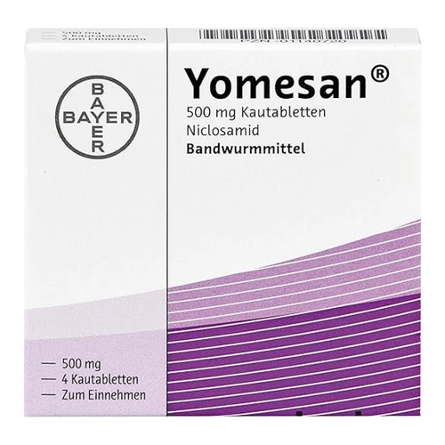 Bild von BAYER VITAL PHARMA YOMESAN 500 mg Kautabletten