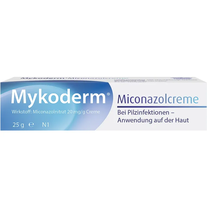 Bild von Mykoderm 25 G Miconazolcreme - Bei Pilzerkrankung