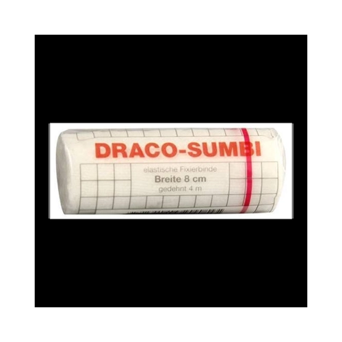 Bild von DRACOSUMBI Fixierbinde 8 cmx4 m weiß