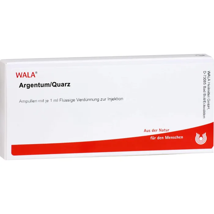 Bild von Wala Argentum-Quarz 10 x 1 ml Ampullen - Homöopathisches Arzneimittel