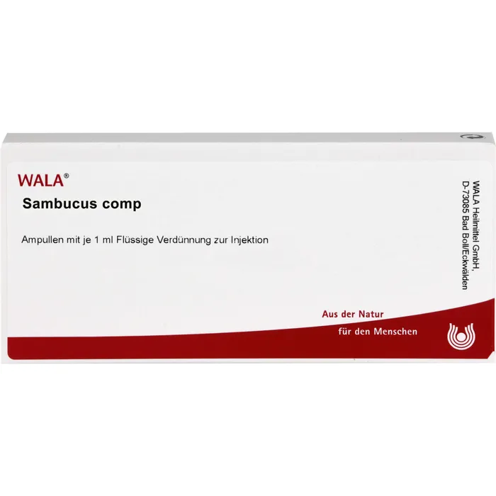 Bild von Wala Sambucus comp. 10 x 1 ml Ampullen - Homöopathisches Arzneimittel
