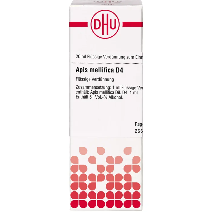 Bild von DHU Apis mellifica D4 20 ml Dilution - Registriertes homöopathisches Arzneimittel