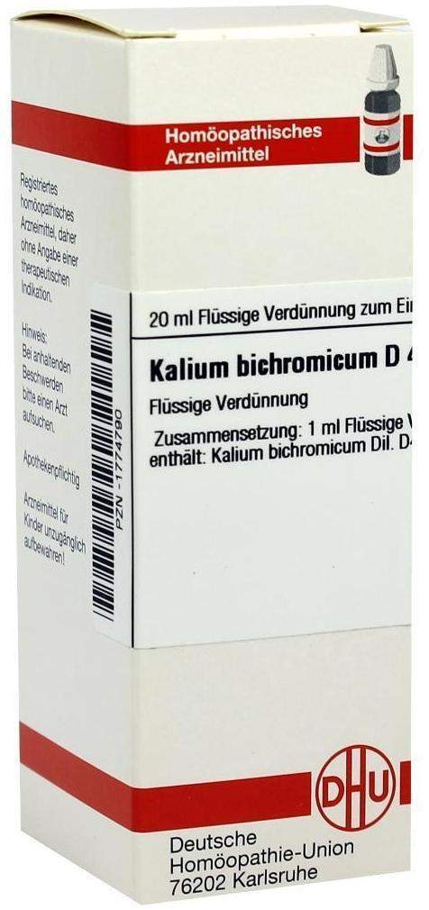 Bild von Kalium Bichromicum D 4 Dilution - Homöopathisches Arzneimittel